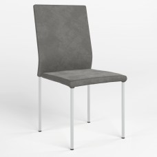 Стул на раме NIK CHROME (BOX-4) PUMA-03 (Светло-серый) (NWS-121751)