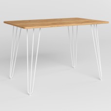 Стол ALLER WHITE (18)-1100х700х750 Дуб золотой (NWS-122692)