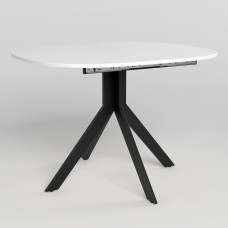 Стіл ARGON LOFT BLACK (18) 1100/1420х900 Білий (NWS-130370)