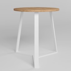 Стол CALIPSO WHITE (25) D680 Дуб золотой (NWS-130770)