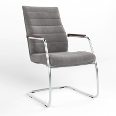 Кресло на рами IRIS STEEL CF LB CHR SORO-93 (Серый) (NWS-126262)