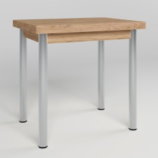 Стол KAJA EXT CHROME (25) 600/1200х800 Дуб золотой (NWS-130980)