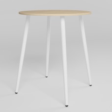 Стол MODERN LITE WHITE (18) D700х750 4L Береза ​​полярная (NWS-131290)