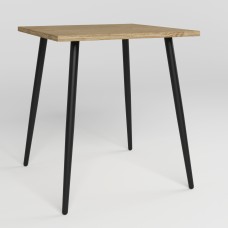 Стіл MODERN LITE BLACK (18) 700х700х750 Дуб Кам'яний (NWS-131180)