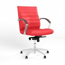 Кресло поворотное IRIS STEEL LB MPD AL70 ECO-90 (Красный) (NWS-126316)