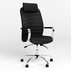 Кресло поворотное BRUNO HR (COMFORT+АNYFIX) ECO-30 (Черный) (NWS-125337)