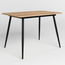 Стол CASEY BLACK (18) 1200/1600х800 Дуб золотой (NWS-130851)