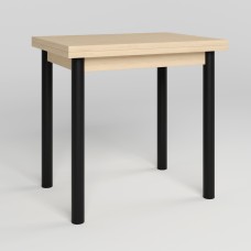 Стол KAJA EXT BLACK (25) 600/1200х800 Береза ​​полярная (NWS-130981)