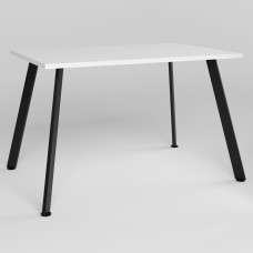 Стол LENARD BLACK (25) 1200х800 Белый (NWS-131071)