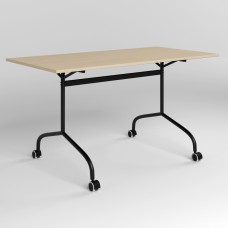 Стол RUNN BLACK (18) 1400х700 Береза ​​полярная (NWS-131601)