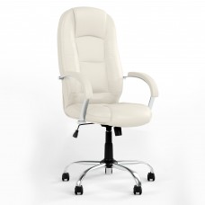 Кресло поворотное MODUS STEEL CHROME (COMFORT+TILT) ECO-50 (Белый) (NWS-126485)