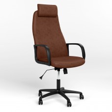 Стул поворотный DIPLOMAT KD HR TILT PL64 P ECO-21 (Темно-коричневый) (NWS-125666)