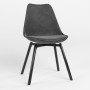 Стул на раме ASTI BLACK SOFT WOOD (BOX-3) PUMA-15 (Темно-пепельный) (NWS-127297)