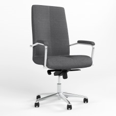 Кресло поворотное GRAND STEEL CHROME MPD AL68 CSE-13 (Темно-серый) (NWS-126177)