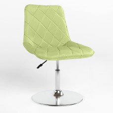 Стул поворотный NICOLE 1S CHROME (BOX-2) LN ECO-45 (фисташковый) (NWS-122107)