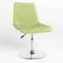 Стул поворотный NICOLE 1S CHROME (BOX-2) LN ECO-45 (фисташковый) (NWS-122107)