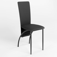 Стілець барний AMELY BLACK (BOX-4) ECO-30 (Чорний) (NWS-121019)