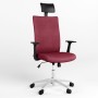 Крісло поворотне AIR R NET HR LUM CHROME SL AL70 ZT-15 (Бордовий) (NWS-125171)