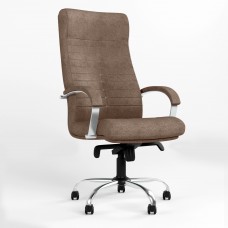 Кресло поворотное ORION STEEL CHROME (COMFORT) Micro-B (коричневый) (NWS-126621)