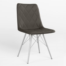 Стул на раме VERONIKA 4LX ALU (BOX-1) LN ECO-70 (Серый) (NWS-122442)
