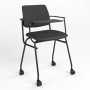 Стілець на рамі ISIT ARM BLACK T RMH (BOX-2) C-11 (Чорний) (NWS-128103)