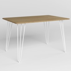 Стіл ALLER WHITE (18)-1200х800х750 Дуб Кам'яний (NWS-130322)