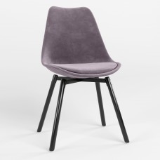 Стул на раме ASTI BLACK SOFT WOOD (BOX-1) SORO-65 (Фиолетовый) (NWS-127304)
