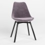 Стул на раме ASTI BLACK SOFT WOOD (BOX-1) SORO-65 (Фиолетовый) (NWS-127304)