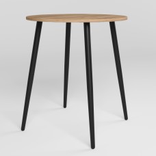 Стол MODERN LITE BLACK (18) D700х750 4L Дуб золотой (NWS-131282)
