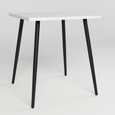 Стол MODERN LITE BLACK (18) 700х700х750 Белый (NWS-131172)