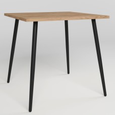 Стол MODERN LITE BLACK (18) 800х800х750 Дуб золотой (NWS-131202)