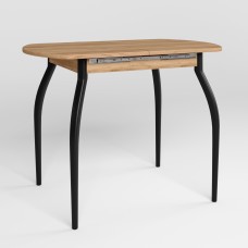 Стіл TALIO EXT LITE BLACK (18) 1000/1320х600 Дуб золотий (NWS-131792)