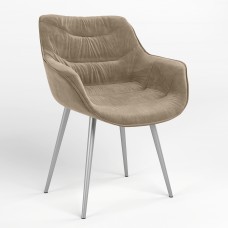 Стілець на рамі VENSAN HN ALU (BOX) SORO-23 (Світло-бежевий) (NWS-129584)