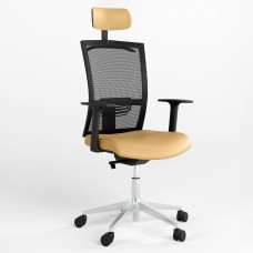 Крісло поворотне STILO HR SFB AL70 OH-5 ECO-01 (Бежевий) (NWS-132194)
