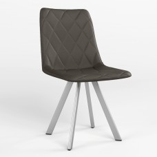 Стул на раме VERONIKA 4L ALU (BOX-1) LN ECO-70 (Серый) (NWS-122388)