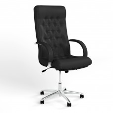 Кресло поворотное FIDEL STEEL CHROME ANYFIX AL68 LE-A (Черный) (NWS-125949)