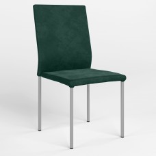 Стул на раме NIK ALU (BOX-4) PUMA-08 (Изумрудно-зеленый) (NWS-121699)