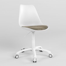Стул поворотный ASTI GTS (J) PW62 (BOX-2) K01 PUMA-02 (Серо-бежевый) (NWS-123221)