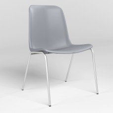 Стілець на рамі BESTA NS ALU (BOX-2) BS-PEARL-GREY (Перлинно-сірий) (NWS-127381)