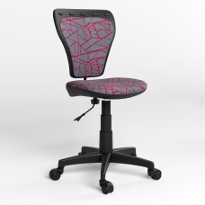 Стул поворотный MINISTYLE GTS P SPR-12 (Серо-красный) (NWS-124332)