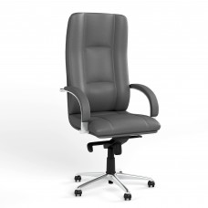 Крісло поворотне STAR STEEL CHROME LE-N (Сірий) (NWS-126852)
