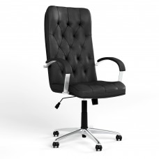 Кресло поворотное CUBA STEEL CHROME TILT AL68 ECO-30 (Черный) (NWS-125483)