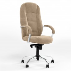 Кресло поворотное MODUS STEEL CHROME (COMFORT) SORO-23 (Светло-бежевый) (NWS-126494)