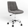 Стул поворотный NICOLE GTS (J) CHR61 SQR SORO-93 (Серый) (NWS-122054)
