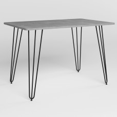 Стол ALLER BLACK (18)-1100х700х750 Бетонный камень (NWS-122675)