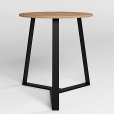 Стол CALIPSO BLACK (18) D680 Дуб золотой (NWS-130743)