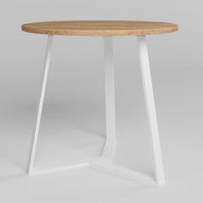 Стол CALIPSO WHITE (25) D800 Дуб золотой (NWS-130793)