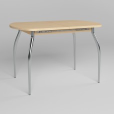 Стол TALIO EXT CHROME (25) 1200/1520х800 Береза ​​полярная (NWS-131863)