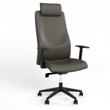 Крісло поворотне SOLO R HR BLACK (ABS) SFB PL70 ECO-70 (Сірий) (NWS-132205)