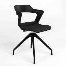 Стілець на рамі ZENITH PLAST PLUS COMBI BLACK PL68-4S (BOX) CSE-14 (Чорний) (NWS-129967)